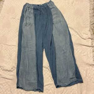 MEO MELI Italian linen and cotton pants. Size M/L